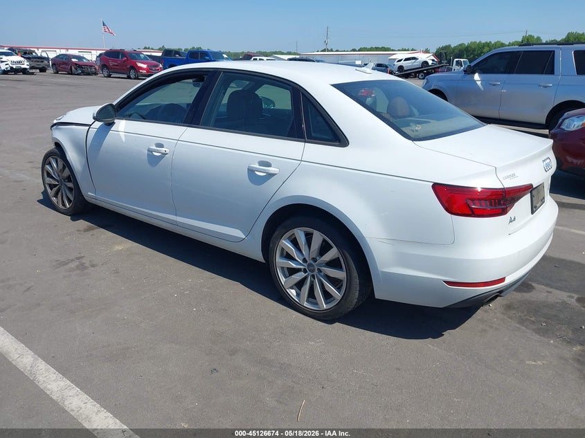 Vin: waugmaf45hn064968, lot: 45624290, audi a4 2.0t ultra premium 20173