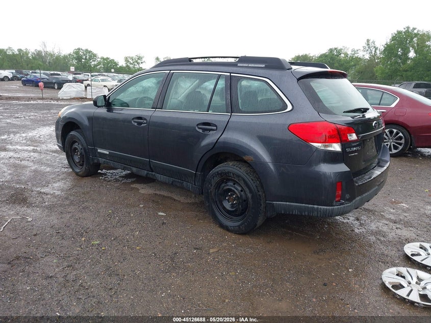 Vin: 4s4brcac8b3434690, lot: 45624304, subaru outback 2.5i 20113