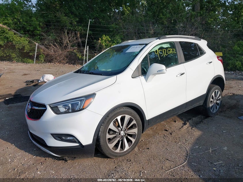 Vin: kl4cjbsb4hb158341, lot: 45624378, buick encore preferred ii 20172