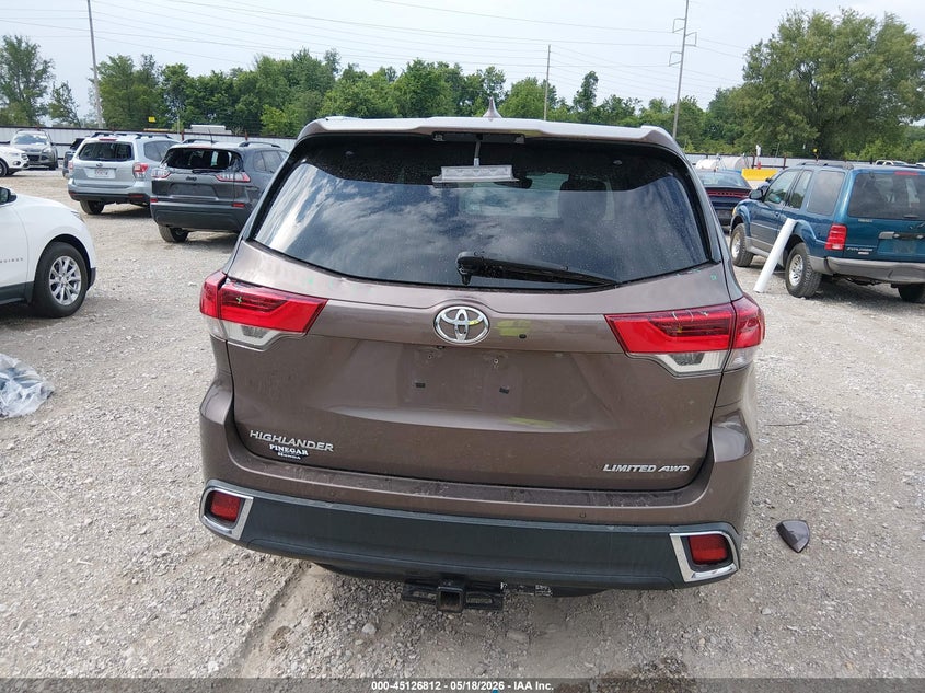 VIN 5TDDZRFH3HS372675 2017 TOYOTA HIGHLANDER LIMITED