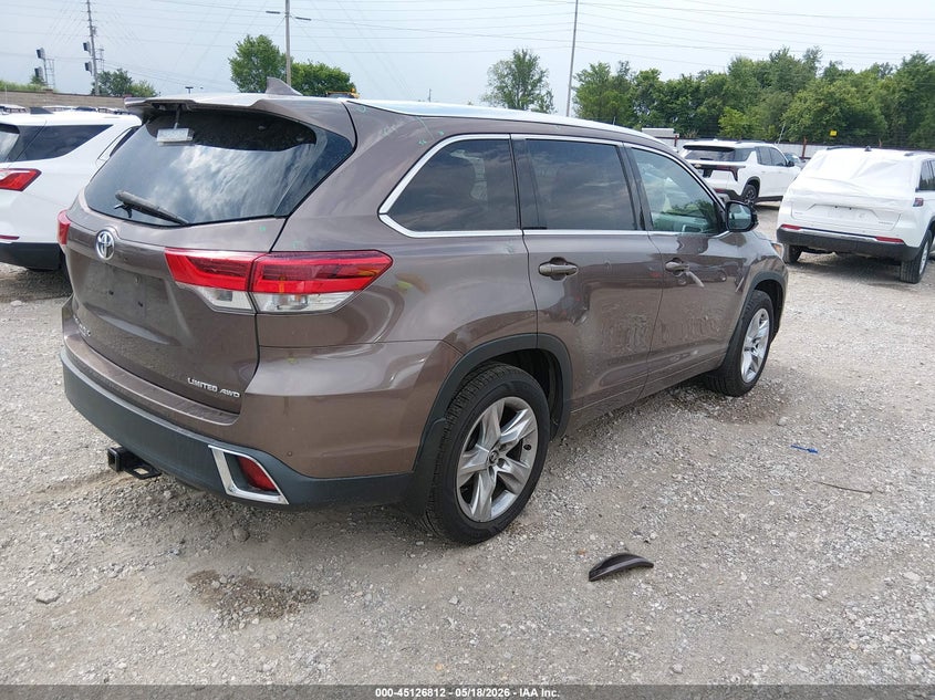 VIN 5TDDZRFH3HS372675 2017 TOYOTA HIGHLANDER LIMITED
