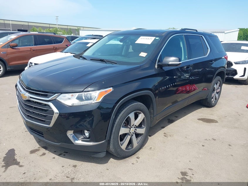 2018 Chevrolet Traverse 3lt 1GNEVHKW7JJ143280 photo 1