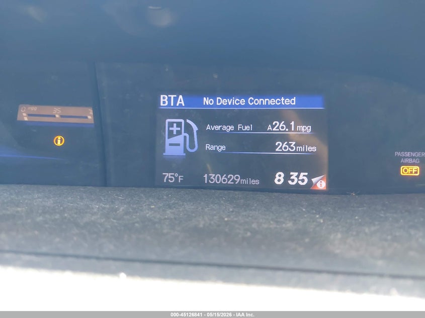 2012 Honda Civic 1.8 Ex Grey Lot 111045126841 Vin 2HGFG3B82CH522995