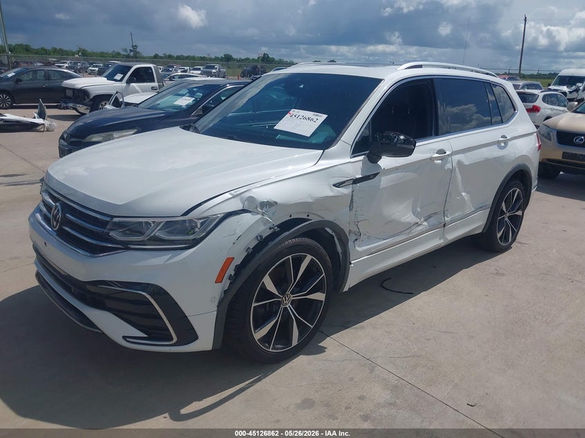 2022 VOLKSWAGEN TIGUAN 2.0L I-4 DI, DOHC, V(VIN: 3VV4B7AX2NM073408