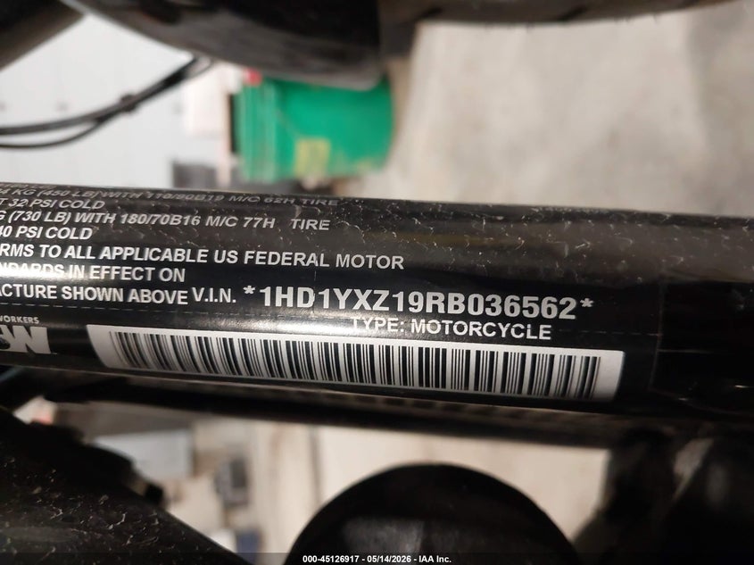 2024 Harley-Davidson Fxlrst VIN: 1HD1YXZ19RB036562 Lot: 45126917