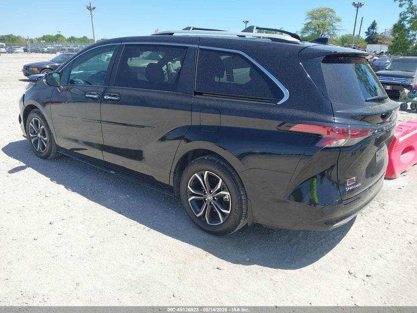 Vin: 5tdeskfc6ts245786, lot: 45624539, toyota sienna platinum 20263