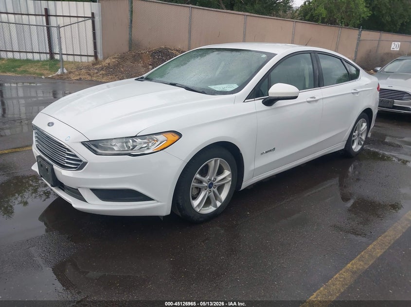 2018 Ford Fusion Hybrid S 3FA6P0UU8JR278896 photo 1