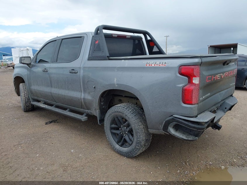 VIN 1GCPYCEK6NZ144657 2022 CHEVROLET SILVERADO 1500 LTD 4WD  SHORT BED CUSTOM TRAIL BOSS