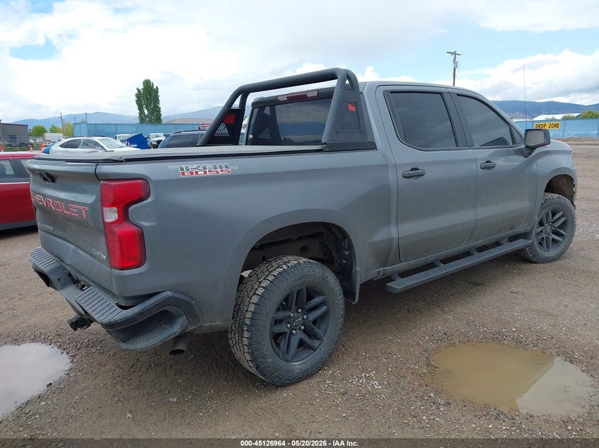 VIN 1GCPYCEK6NZ144657 2022 CHEVROLET SILVERADO 1500 LTD 4WD  SHORT BED CUSTOM TRAIL BOSS