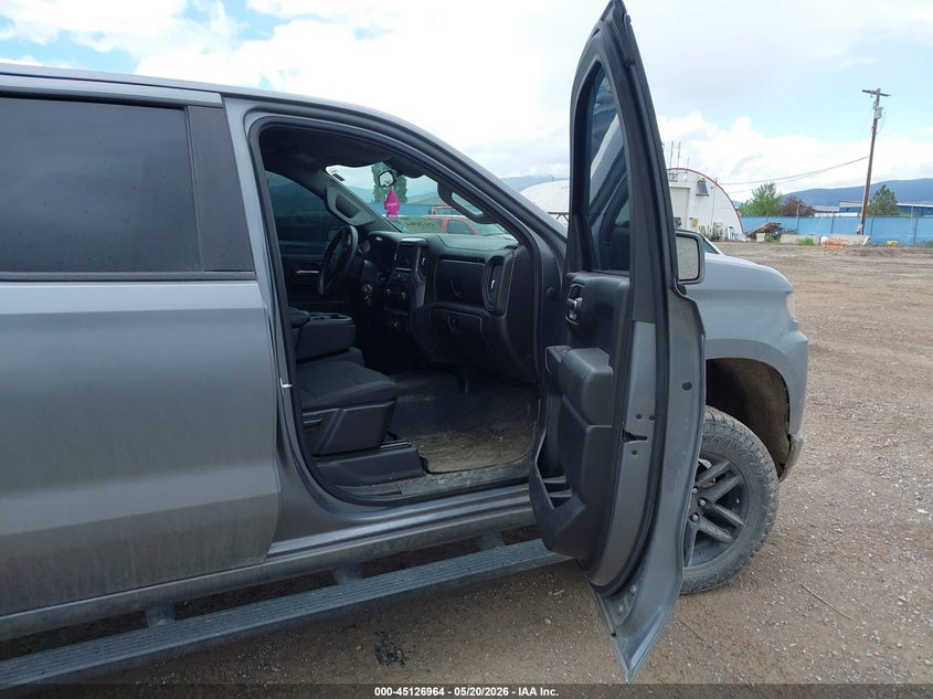 VIN 1GCPYCEK6NZ144657 2022 CHEVROLET SILVERADO 1500 LTD 4WD  SHORT BED CUSTOM TRAIL BOSS