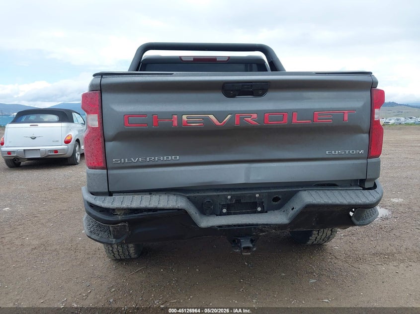 VIN 1GCPYCEK6NZ144657 2022 CHEVROLET SILVERADO 1500 LTD 4WD  SHORT BED CUSTOM TRAIL BOSS