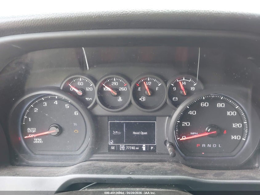 VIN 1GCPYCEK6NZ144657 2022 CHEVROLET SILVERADO 1500 LTD 4WD  SHORT BED CUSTOM TRAIL BOSS