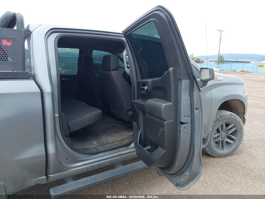 VIN 1GCPYCEK6NZ144657 2022 CHEVROLET SILVERADO 1500 LTD 4WD  SHORT BED CUSTOM TRAIL BOSS