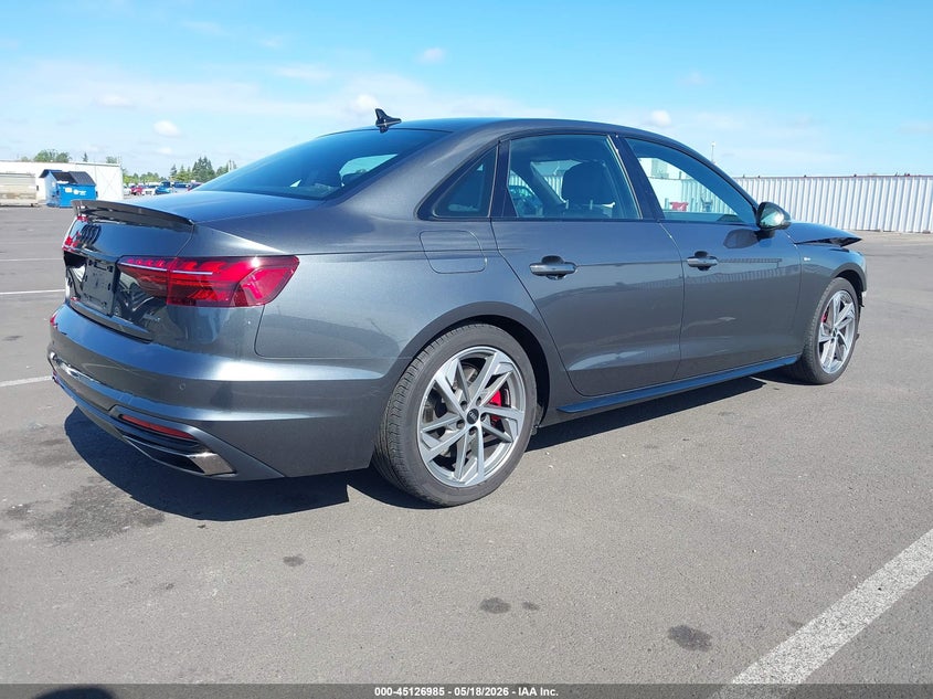 Vin: waueaaf41rn002615, lot: 45624601, audi a4 premium plus 45 tfsi s line quattro s tronic 20244