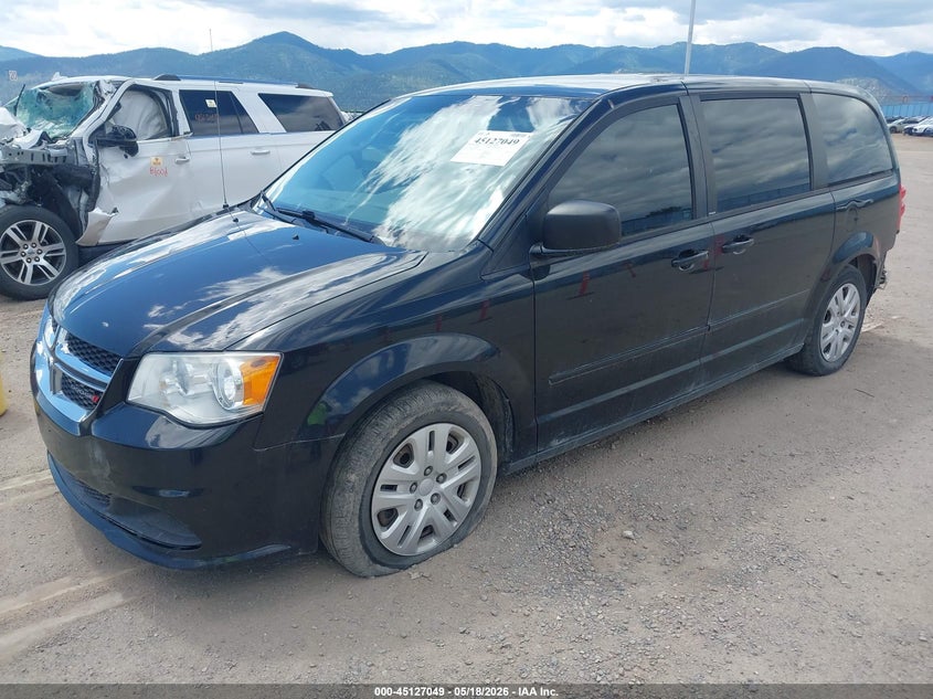 Vin: 2c4rdgbgxer276214, lot: 45624665, dodge grand caravan se 20142