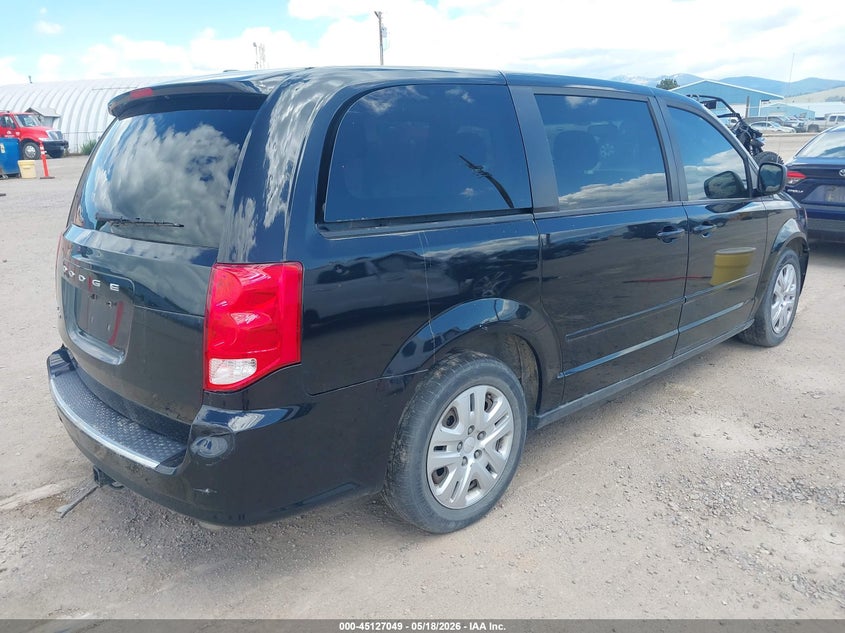 Vin: 2c4rdgbgxer276214, lot: 45624665, dodge grand caravan se 20144