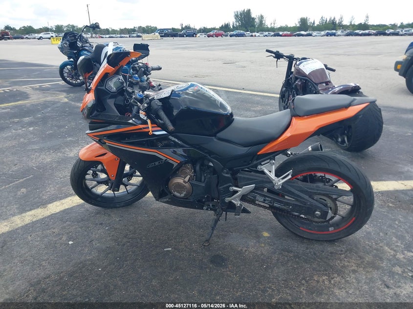 2018 Honda Cbr500 R VIN: MLHPC4410J5500449 Lot: 45127116