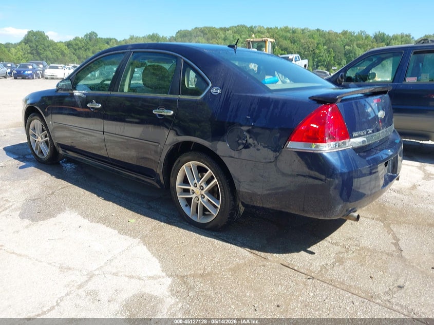 2009 Chevrolet Impala 3.9 Ltz Blue Lot 111045127128 Vin 2G1WU57M991227282