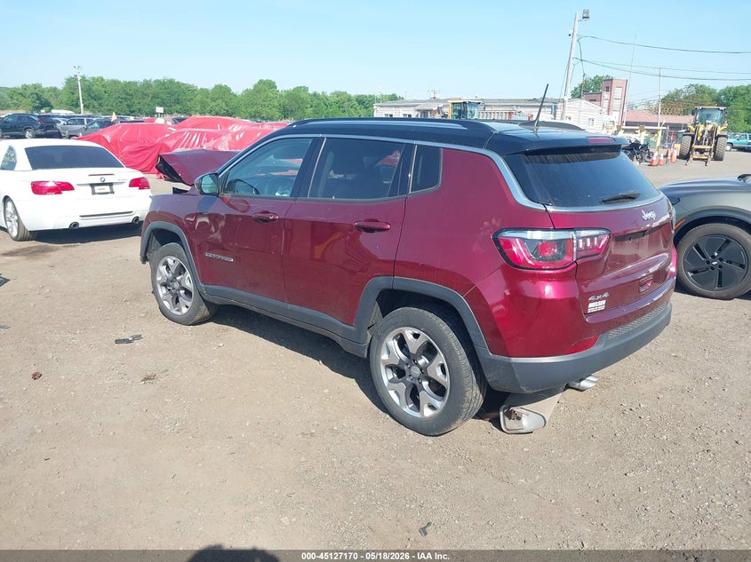 Vin: 3c4njdcb4lt223978, lot: 45624786, jeep compass limited 4x4 20203