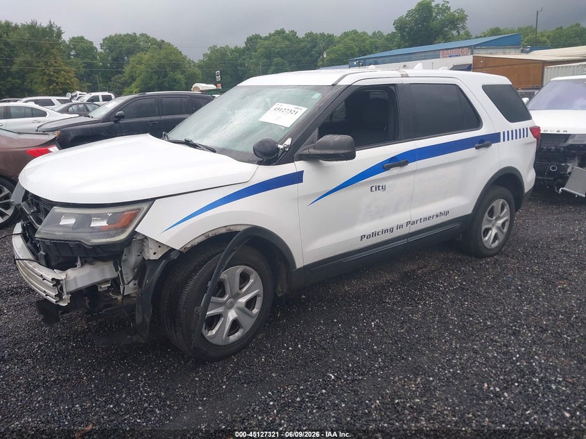 Vin: 1fm5k8ar0hgc07921, lot: 45624937, ford utility police interceptor 20172