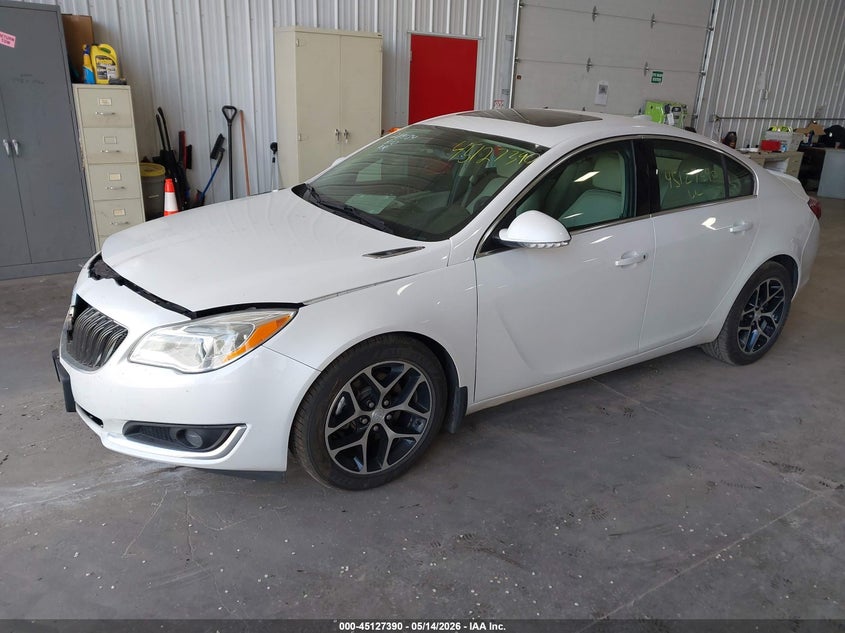 Vin: 2g4gl5ex0h9129944, lot: 45625006, buick regal turbo sport touring 20172