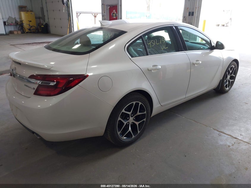 Vin: 2g4gl5ex0h9129944, lot: 45625006, buick regal turbo sport touring 20174