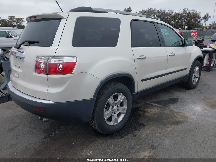 Vin: 1gkkrned6bj347485, lot: 45625070, gmc acadia sl 20114