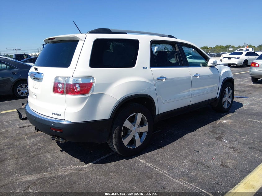2012 Gmc Acadia 3.6 Slt-1 white Lot 111045127464 Vin 1GKKVRED3CJ228958