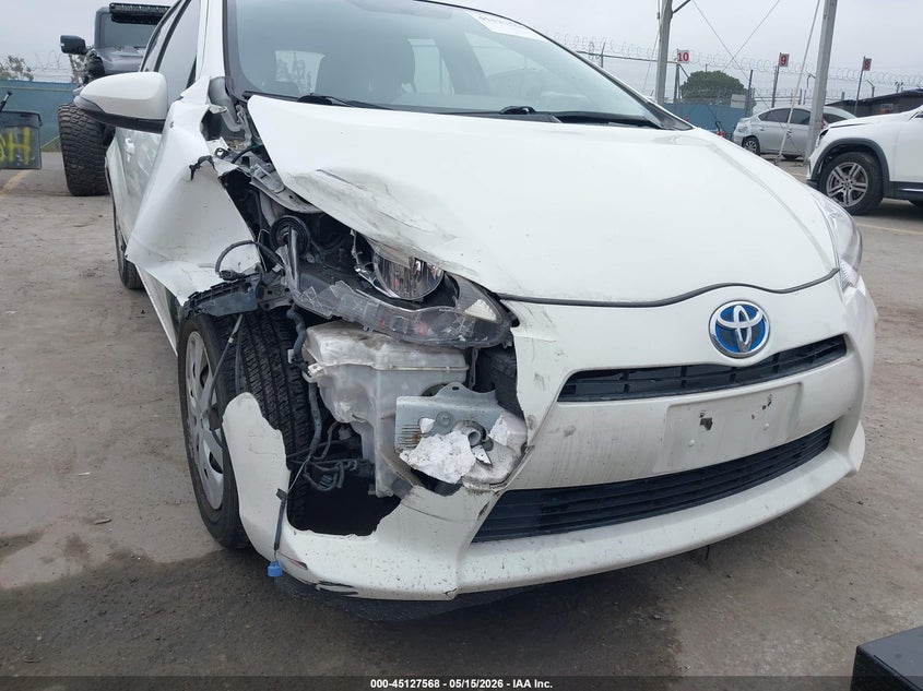 2012 Toyota Prius C Two VIN: JTDKDTB37C1022355 Lot: 45127568