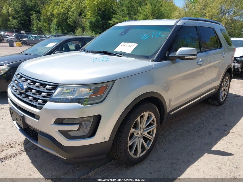 Vin: 1fm5k8f8xggc46577, lot: 45625228, ford explorer limited 20162