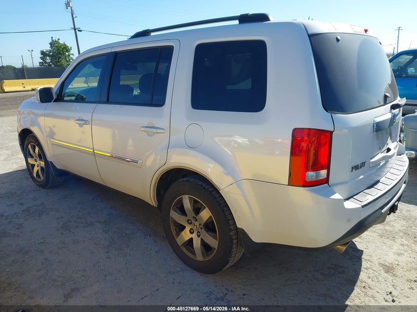 5FNYF4H92CB031381 2012 Honda Pilot 3.5 Touring white