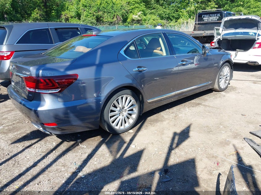 Vin: jthcl5ef5e5022809, lot: 45625291, lexus ls 460 20144