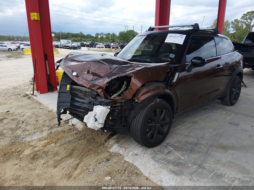 Vin: wmwss5c58dwn66642, lot: 45625391, mini paceman cooper s 20132