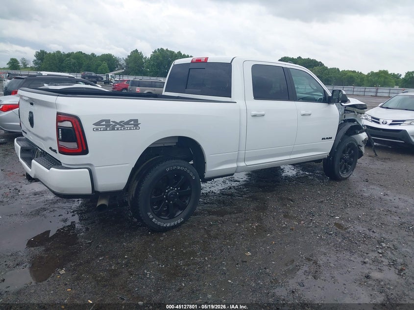 Vin: 3c6ur5dl5ng128012, lot: 45625417, ram 2500 big horn  4x4 6'4 box 20224