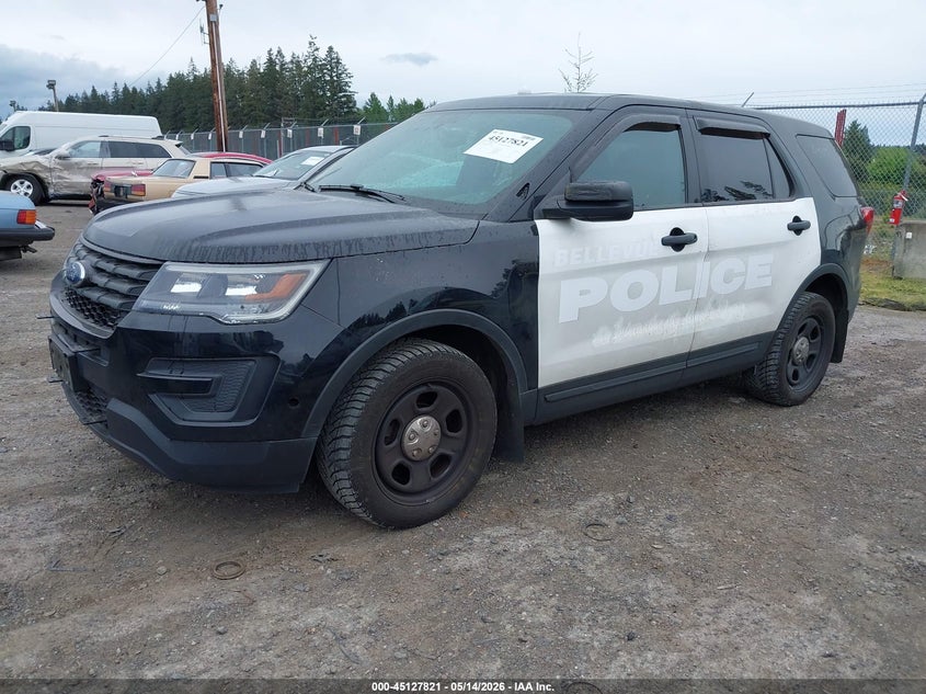 Vin: 1fm5k8ar5jga84784, lot: 45625437, ford police interceptor utility 20182