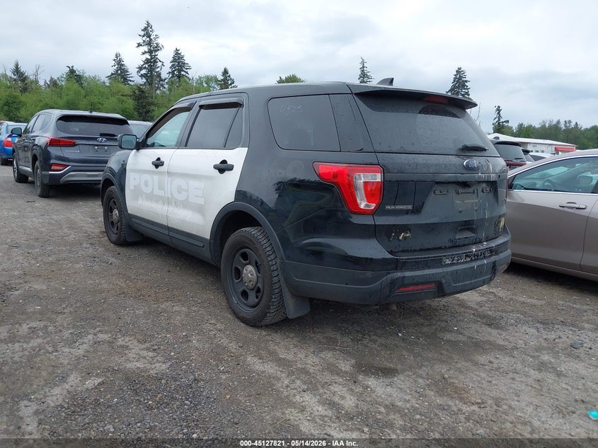 Vin: 1fm5k8ar5jga84784, lot: 45625437, ford police interceptor utility 20183