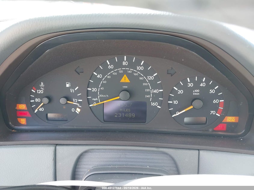 2002 MERCEDES-BENZ E-KLASSE SEDAN 4.3L V-8 , 275HP