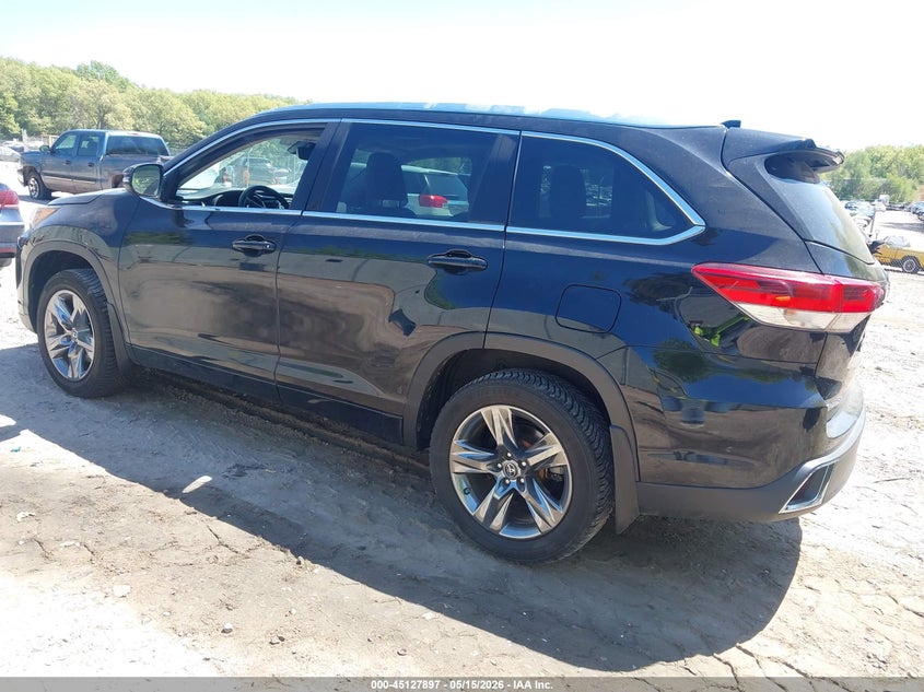 Vin: 5tddzrfh0hs464102, lot: 45625513, toyota highlander limited platinum 20173