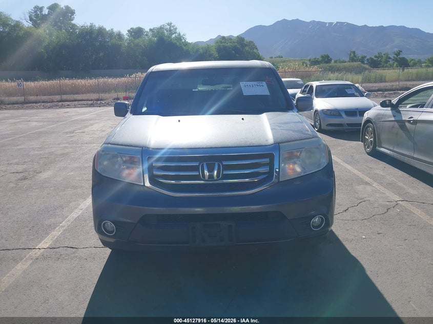2012 Honda Pilot 3.5 Ex-L grey Lot 111045127916 Vin 5FNYF4H77CB014266