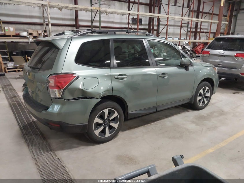 Vin: jf2sjagcxjh584360, lot: 45625601, subaru forester 2.5i premium 20184