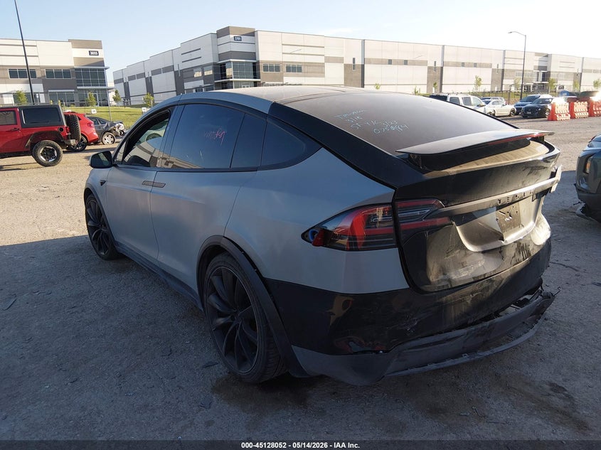 2017 TESLA MODEL X auction photo 3