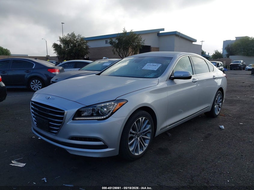 Vin: kmhgn4je2hu180941, lot: 45625677, genesis g80 3.8 20172