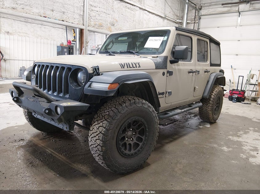 2022 Jeep Wrangler Unlimited Willys 4x4 1C4HJXDG4NW219919 photo 1