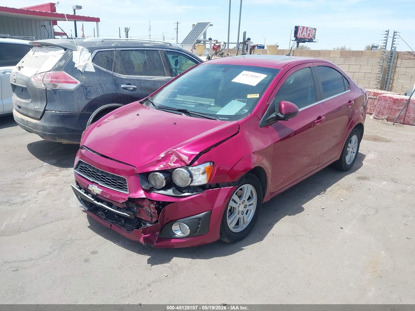 Vin: 1g1jc5sh4e4131856, lot: 45625723, chevrolet sonic lt auto 20142