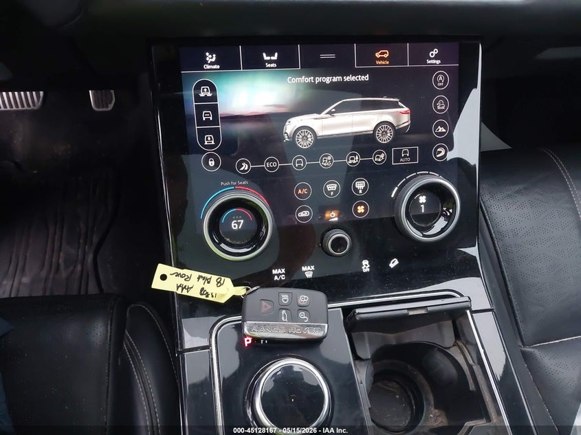 2018 Land Rover Range Rover Velar P380 First Edition/P380 Hse R-Dynamic VIN: SALYM2RV4JA748241 Lot: 45128167