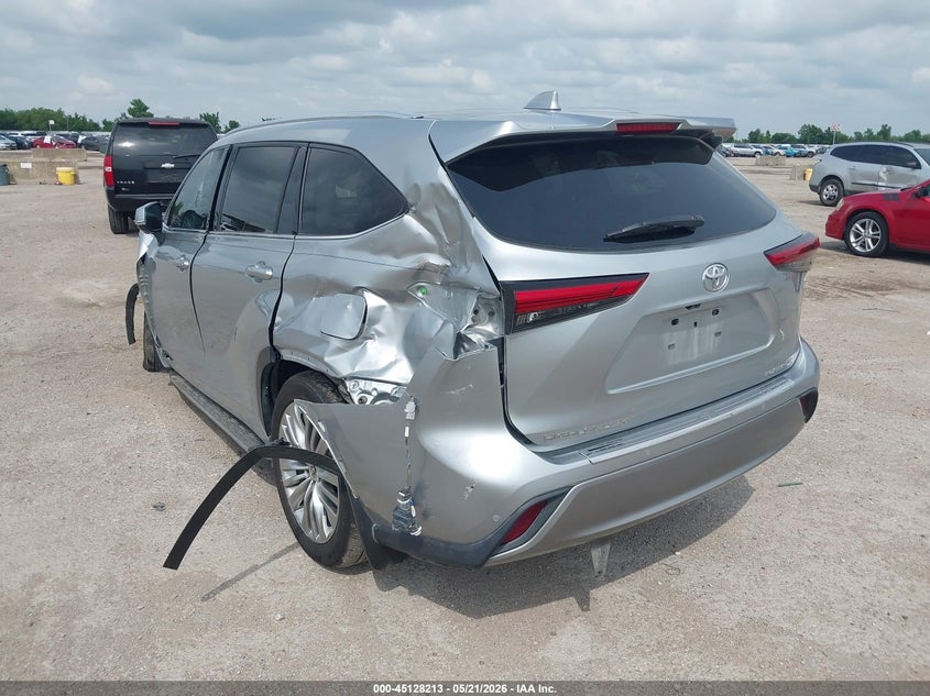 Vin: 5tdkdrah0ps028457, lot: 45625829, toyota highlander platinum 20233