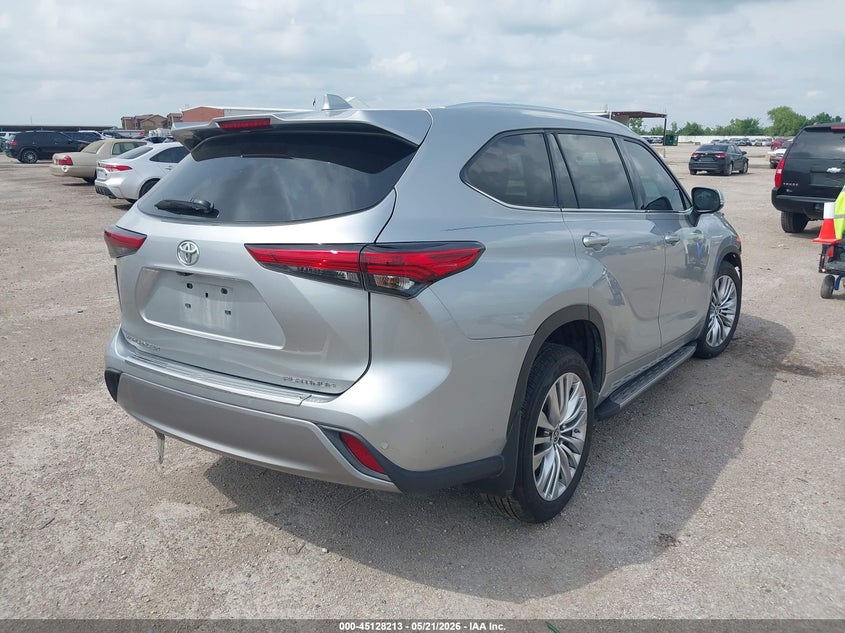 Vin: 5tdkdrah0ps028457, lot: 45625829, toyota highlander platinum 20234