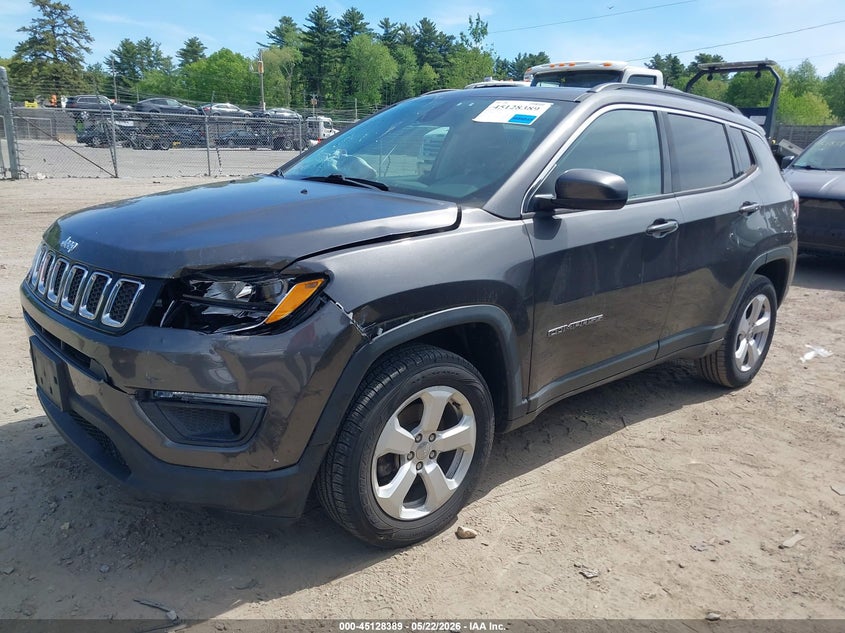 Vin: 3c4njdbb7jt435689, lot: 45626005, jeep compass latitude 4x4 20182