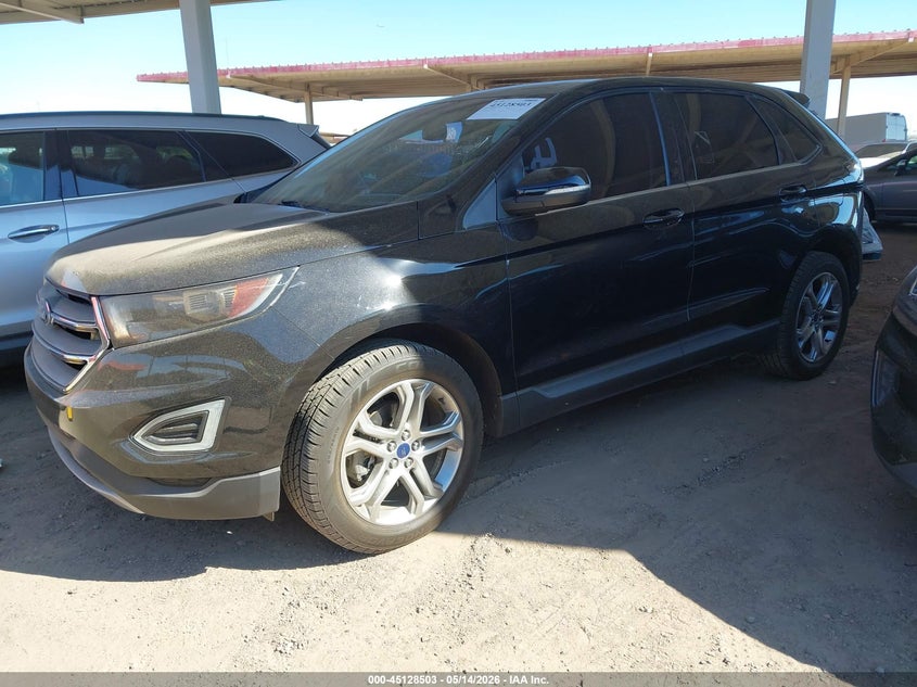 Vin: 2fmpk3k97gbb22347, lot: 45626119, ford edge titanium 20162