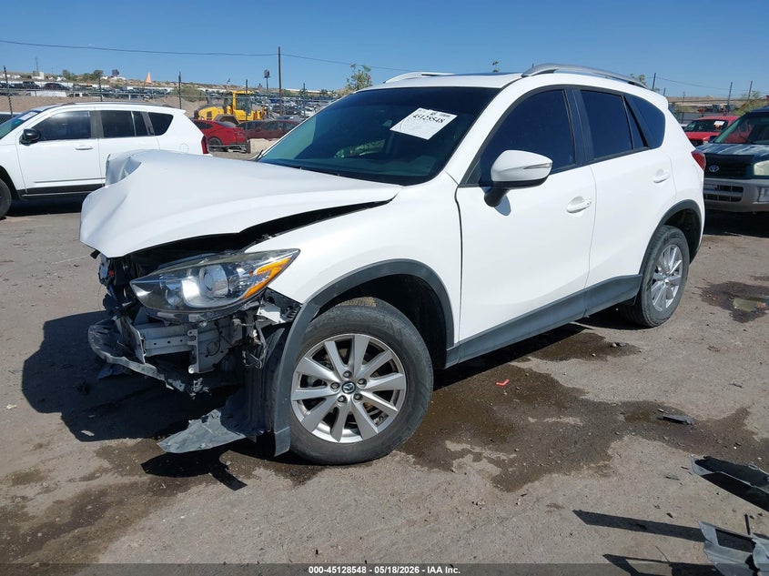Vin: jm3ke2cy8g0847180, lot: 45626164, mazda cx-5 touring 20162